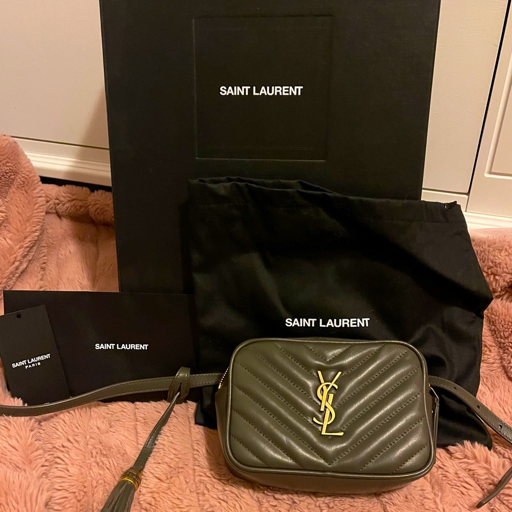 Authentic Yves Saint Laurent Belt Bag w/Tassel